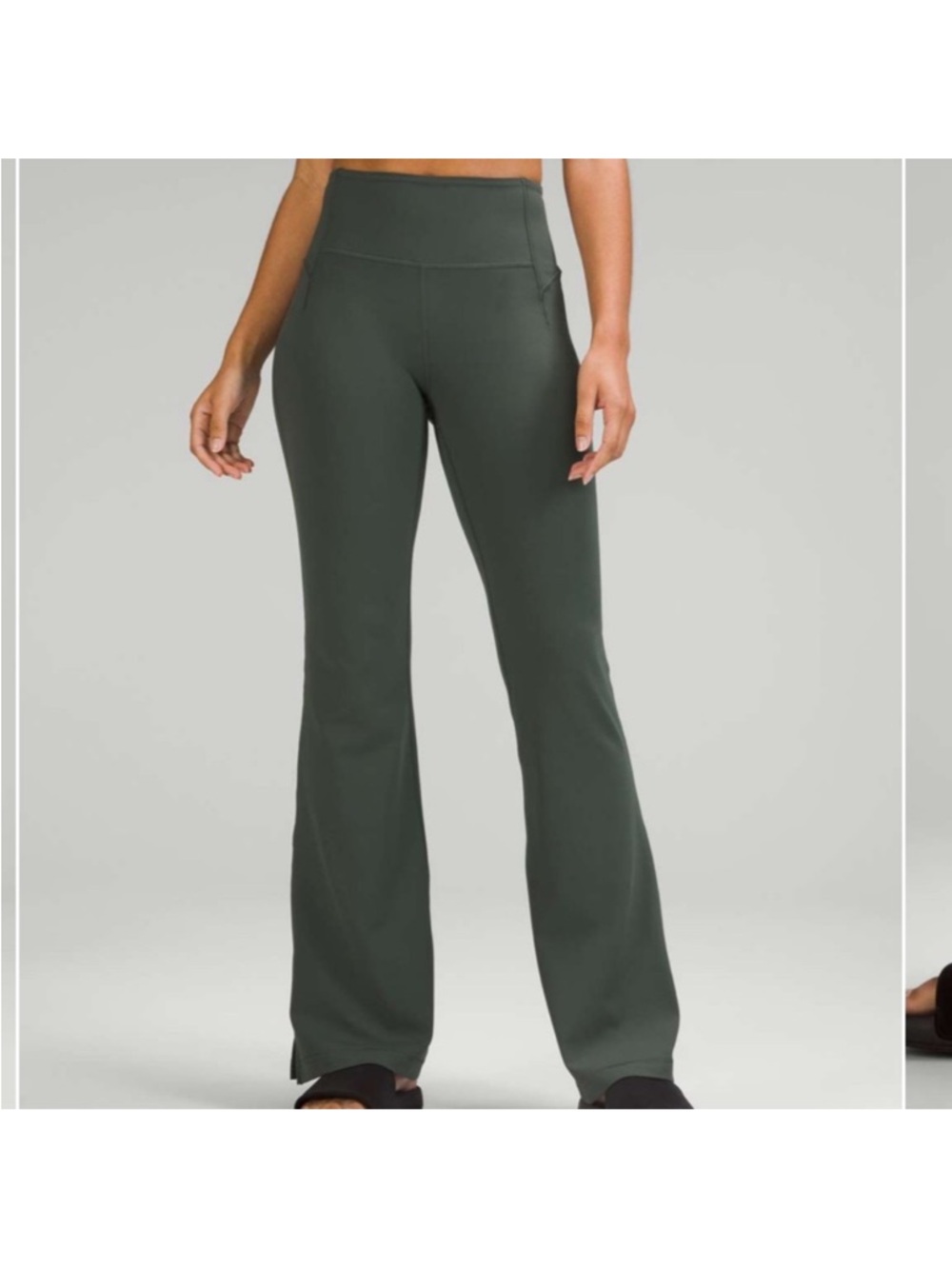 Lululemon Super-High-Rise Split hem Flared pants